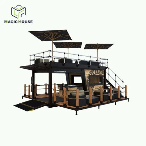 Η πιο καυτή σχεδίαση Modular Prefab Container Bar